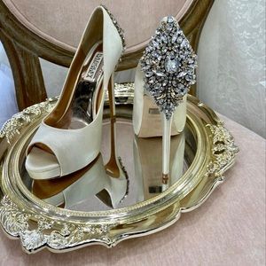 BADGLEY MISCHKA KIARA IVORY SIZE 6